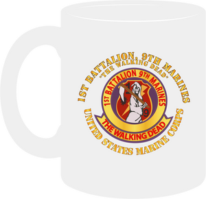 United States Marine Corps - 1st Battalion 9th Marines - The Walking Dead - Mug