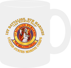 United States Marine Corps - 1st Battalion 9th Marines - The Walking Dead - Mug