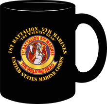 Load image into Gallery viewer, United States Marine Corps - 1st Battalion 9th Marines - The Walking Dead - Mug
