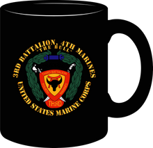 Load image into Gallery viewer, United States Marines Corps - 3rd Battalion, 4th Marines - The Bull - Mug
