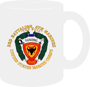 United States Marines Corps - 3rd Battalion, 4th Marines - The Bull - Mug