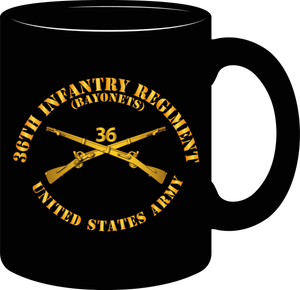 Army - 36th Infantry Regiment - Bayonets - Infantry Branch - Mug