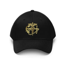 Load image into Gallery viewer, Twill Hat - Public Health Service (USPHS) - Medical Force for America w Back and LR Sleeves - Embroidery
