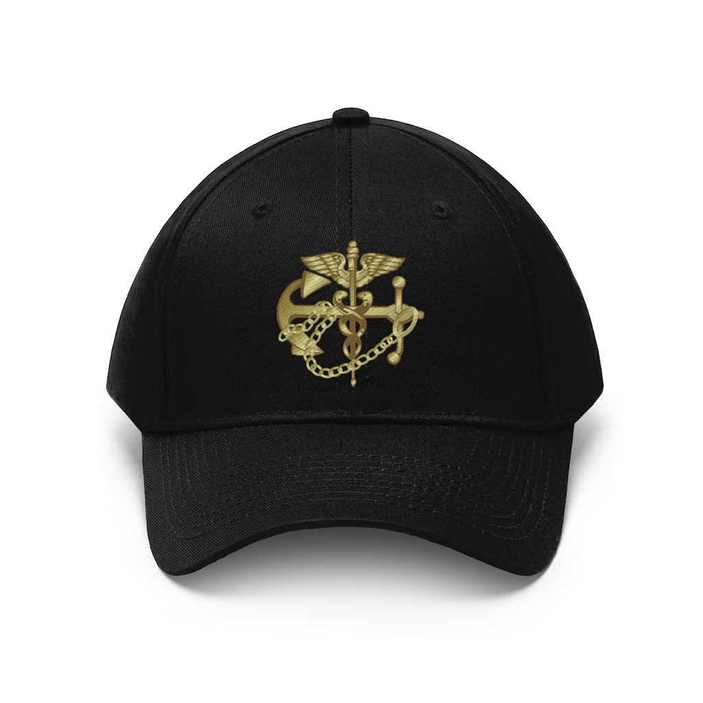 Twill Hat - Public Health Service (USPHS) - Medical Force for America w Back and LR Sleeves - Embroidery