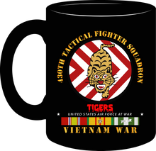 Load image into Gallery viewer, United States Air Force - 430th Tactical Fighter Squadron - Tigers with Vietnam Service Ribbons - Mug
