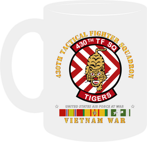 United States Air Force - 430th Tactical Fighter Squadron with Vietnam Service Ribbons - Mug