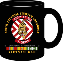 Load image into Gallery viewer, United States Air Force - 430th Tactical Fighter Squadron with Vietnam Service Ribbons - Mug
