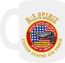 Load image into Gallery viewer, United States Air Force - B2 - Spirit - Stealth Bomber - Mug
