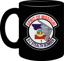Load image into Gallery viewer, USAF - B2 Liberator, Spirit of Missouri, Stealth Bomber without Text - Mug
