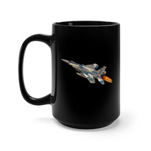 Load image into Gallery viewer, Black Mug 15oz - USAF - F15 Eagle woTxt wo Front Wheel w Afterburners X 300
