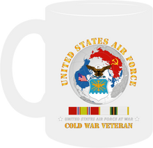 Load image into Gallery viewer, United States Air Force with &quot;Cold War&quot; Service Ribbons Mug

