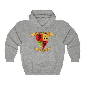 Unisex Heavy Blend™ Hooded Sweatshirt - USMC - WWII  - 3rd Bn, 5th Marines - w PAC SVC