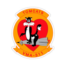 Load image into Gallery viewer, Kiss-Cut Stickers - USMC - Marine Attack Squadron 311 - VMA 311 wo Txt
