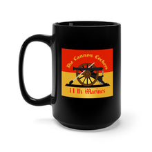 Load image into Gallery viewer, Black Mug 15oz - USMC - 11th Marine Regiment wo Txt
