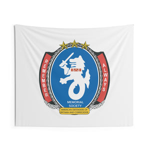 Indoor Wall Tapestries - American Defenders Of Bataan Corregidor - Ms Logo