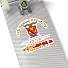 Load image into Gallery viewer, Kiss-Cut Stickers - USMC - 4th Marine Regiment - Battle of Corregidor - WWII w PAC SVC

