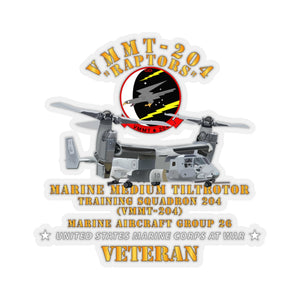 Kiss-Cut Stickers - USMC - Marine Medium Tiltrotor Training Squadron 204 (VMMT-204)