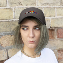 Load image into Gallery viewer, Afghanistan War Service Ribbon Bar - Unisex Twill Hat - Direct to Garment (DTG) Printed
