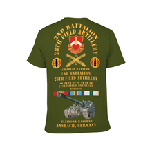 Load image into Gallery viewer, All Over Print Charlie Battery, 2nd Battalion, 28th Field Artillery, Ansbach FRGT-Shirt
