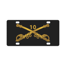 Load image into Gallery viewer, Army - 10th Cavalry Branch wo Txt Classic License Plate
