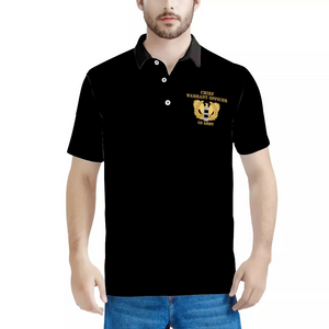 Custom Shirts All Over Print POLO Neck Shirts - Army - Emblem - Warrant Officer 2 - CW2 w Eagle