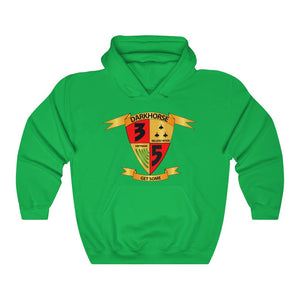 Unisex Heavy Blend™ Hooded Sweatshirt - USMC - WWII  - 3rd Bn, 5th Marines - w PAC SVC