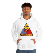 Load image into Gallery viewer, Unisex Heavy Blend™ Hooded Sweatshirt - Army - 20th Armored Division - Liberators wo Txt
