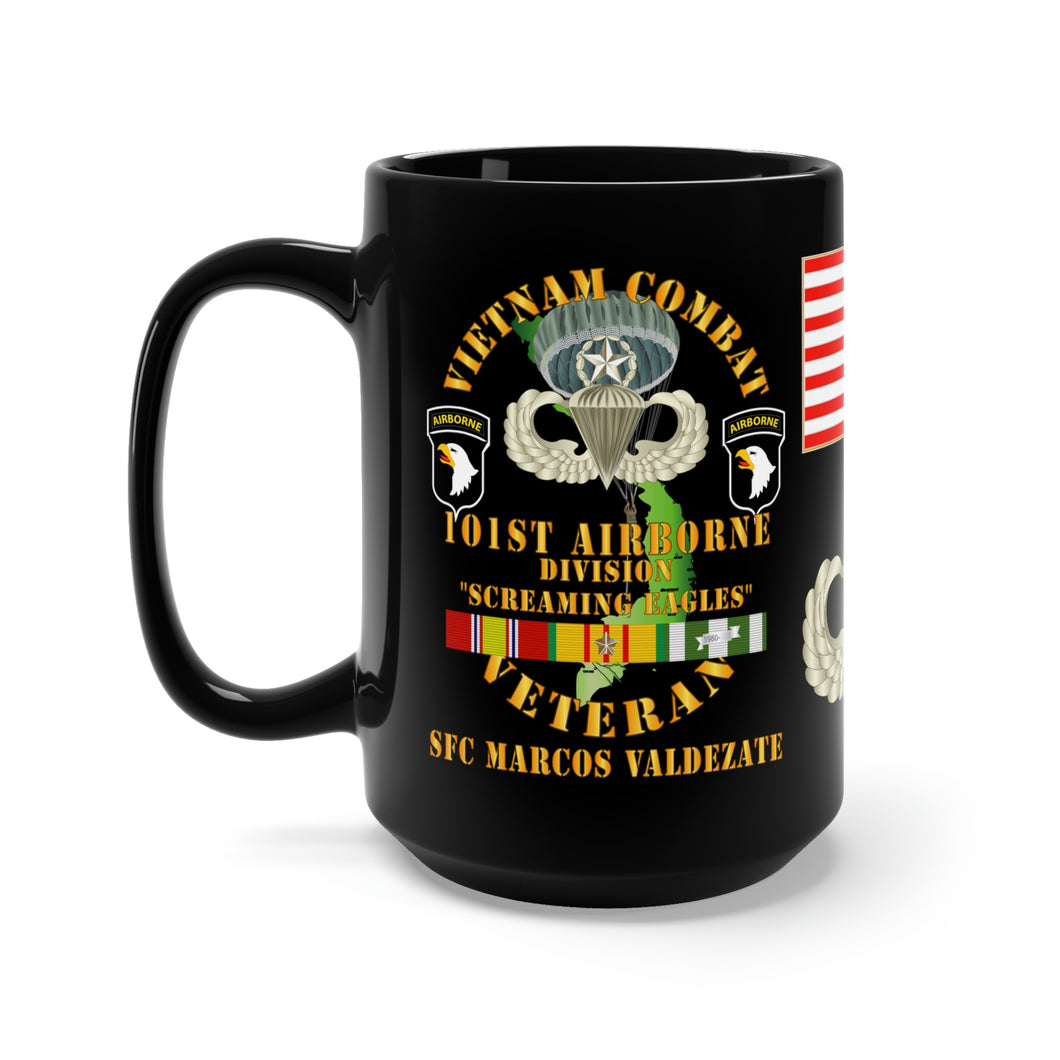 Black Mug 15oz - Army - 101st Airborne Division, 
