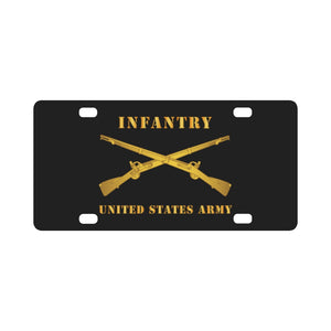 Army - Infantry - Branch - US Army X 300 Classic License Plate