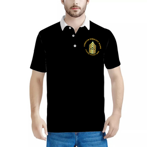 Custom Shirts All Over Print POLO Neck Shirts - Army - Command Sergeant Major - CSM