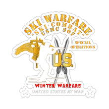 Load image into Gallery viewer, Kiss-Cut Stickers - SOF - USMC Special Operations - Ski Warfare - Ski Combat - Winter Warfare X 300
