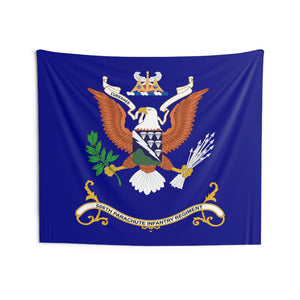 Indoor Wall Tapestries - 506th Parachute Infantry Regiment - CURRAHEE - Regimental Colors Tapestry