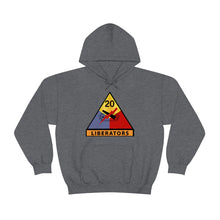 Load image into Gallery viewer, Unisex Heavy Blend™ Hooded Sweatshirt - Army - 20th Armored Division - Liberators wo Txt
