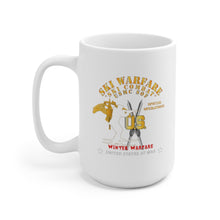 Load image into Gallery viewer, Ceramic Mug 15oz - SOF - USMC Special Operations - Ski Warfare - Ski Combat - Winter Warfare X 300
