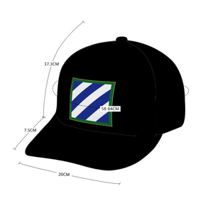  3rd Infantry Division wo Txt - Hat AOP - Unisex Adjustable Curved Bill Baseball Hat