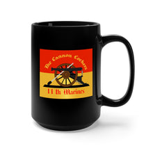 Load image into Gallery viewer, Black Mug 15oz - USMC - 11th Marine Regiment wo Txt
