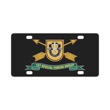 Load image into Gallery viewer, Army - 1st Special Forces Group - Flash w Br - Ribbon X 300 Classic License Plate
