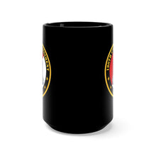 Load image into Gallery viewer, Black Mug 15oz - Army - 180th Cavalry Regiment Veteran - Red - White X 300

