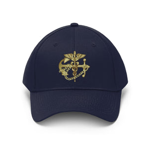 Twill Hat - Public Health Service (USPHS) - Medical Force for America w Back and LR Sleeves