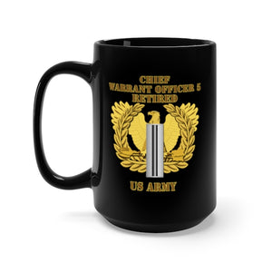 Army - Emblem - Warrant Officer 5 - CW5 w Eagle - Retired - Mug