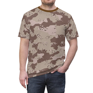 AOP Tee - Military Chocolate Chip Desert Camouflage Shirt