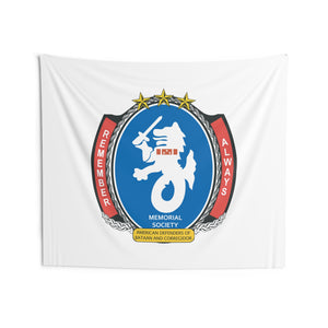 Indoor Wall Tapestries - American Defenders Of Bataan Corregidor - Ms Logo