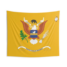 Load image into Gallery viewer, Indoor Wall Tapestries - 3rd Battalion, 8th Cavalry Regiment - (Honor and Courage) - Regimental Colors Tapestry
