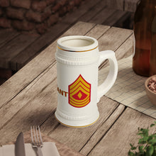 Load image into Gallery viewer, Beer Stein Mug - USMC - E8 - First Sergeant (1SG) X 300
