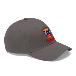 Twill Hat - USMC - Veteran - 2nd Battalion, 5th Marines - Hat - Direct to Garment (DTG) - Printed