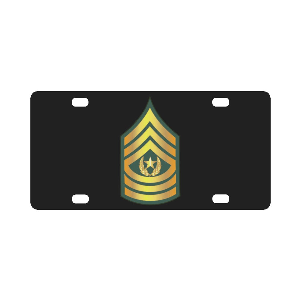 Army - Command Sergeant Major - CSM wo Txt Classic License Plate