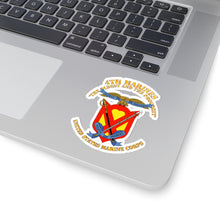 Load image into Gallery viewer, Kiss-Cut Stickers - USMC - 4th Marines Regiment - The Oldest and the Proudest
