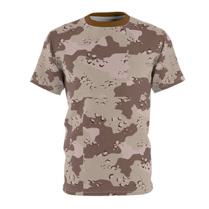 AOP Tee - Military Chocolate Chip Desert Camouflage Shirt