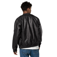 Load image into Gallery viewer, 10th Cavalry with Sabers - Leather Bomber Jacket
