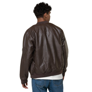 10th Cavalry with Sabers - Leather Bomber Jacket